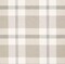 Natural Stain Resistant Performance Pet Friendly Plaid Woven Pattern Upholstery Fabric by The Yard - SKU: Aimes Beige